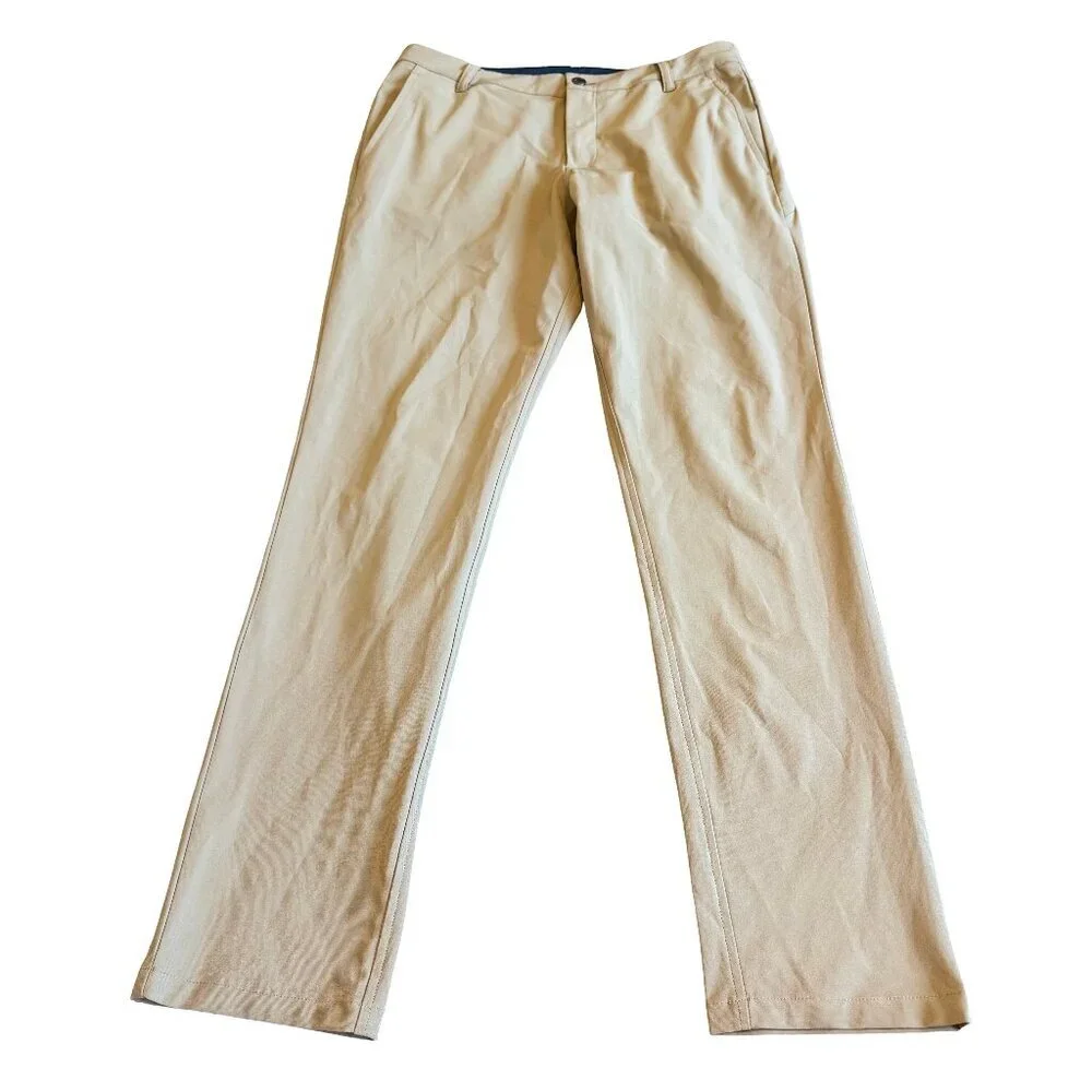 Birddogs Khaki Pants Stretch Casual Office Professional Golf Size 34 x 34 Men's